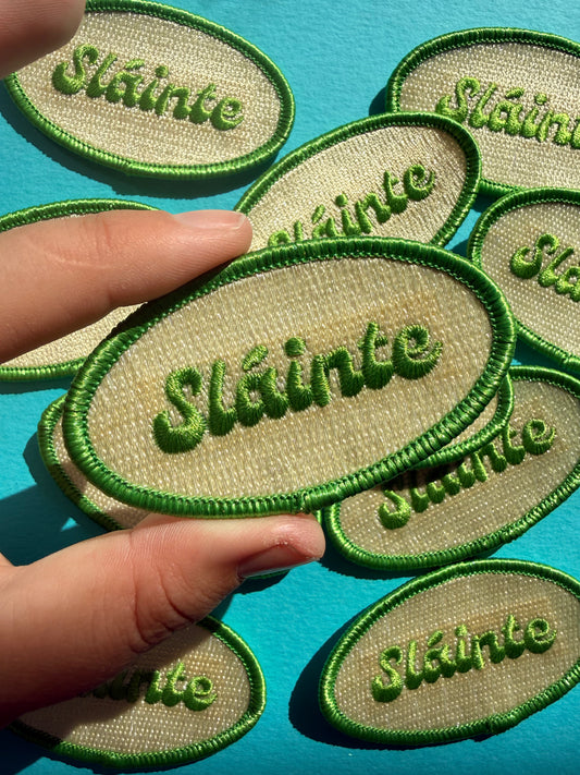 Irish Slainte American Mechanic Patch