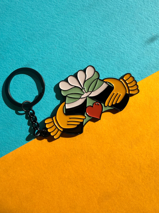 Stout Claddagh Keyring