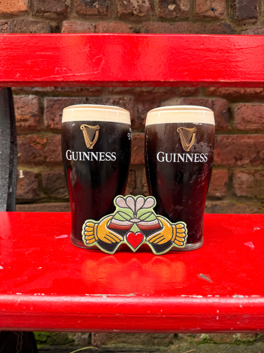 Slaínte Stout Claddagh Embroidered Patch