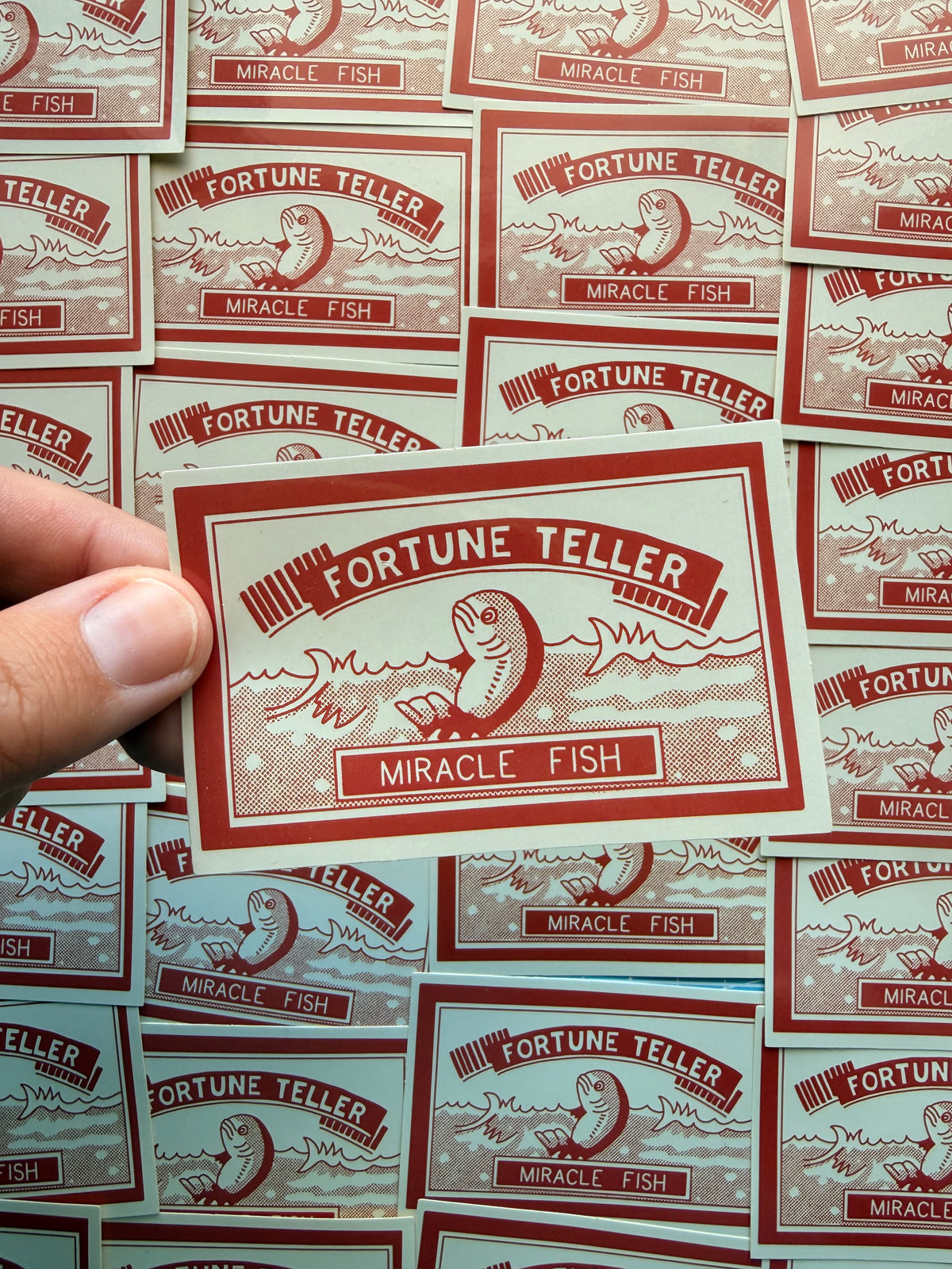 Fortune Teller Fish Sticker