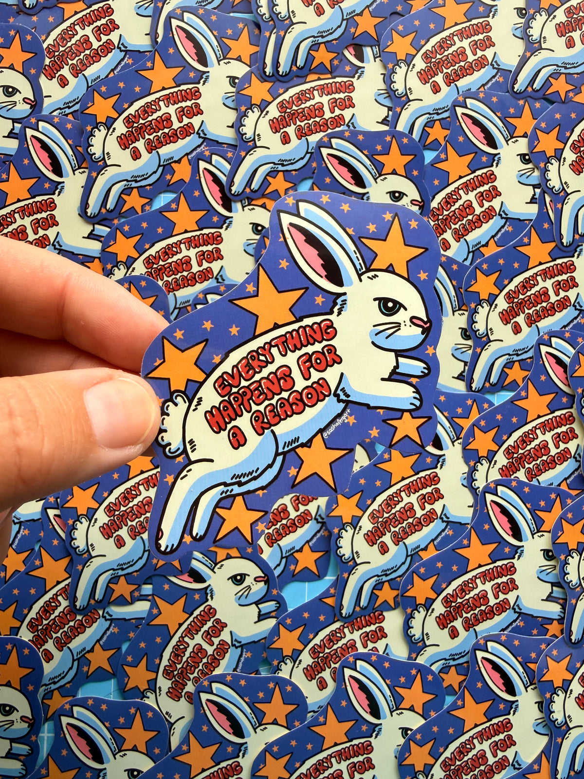 Make your Own Luck Rabbit sticker