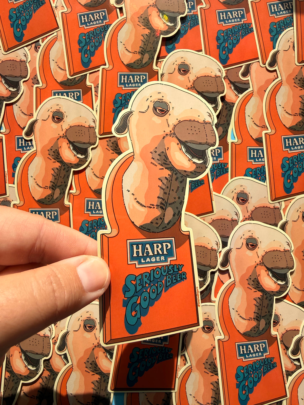 Harp Beer Stickers