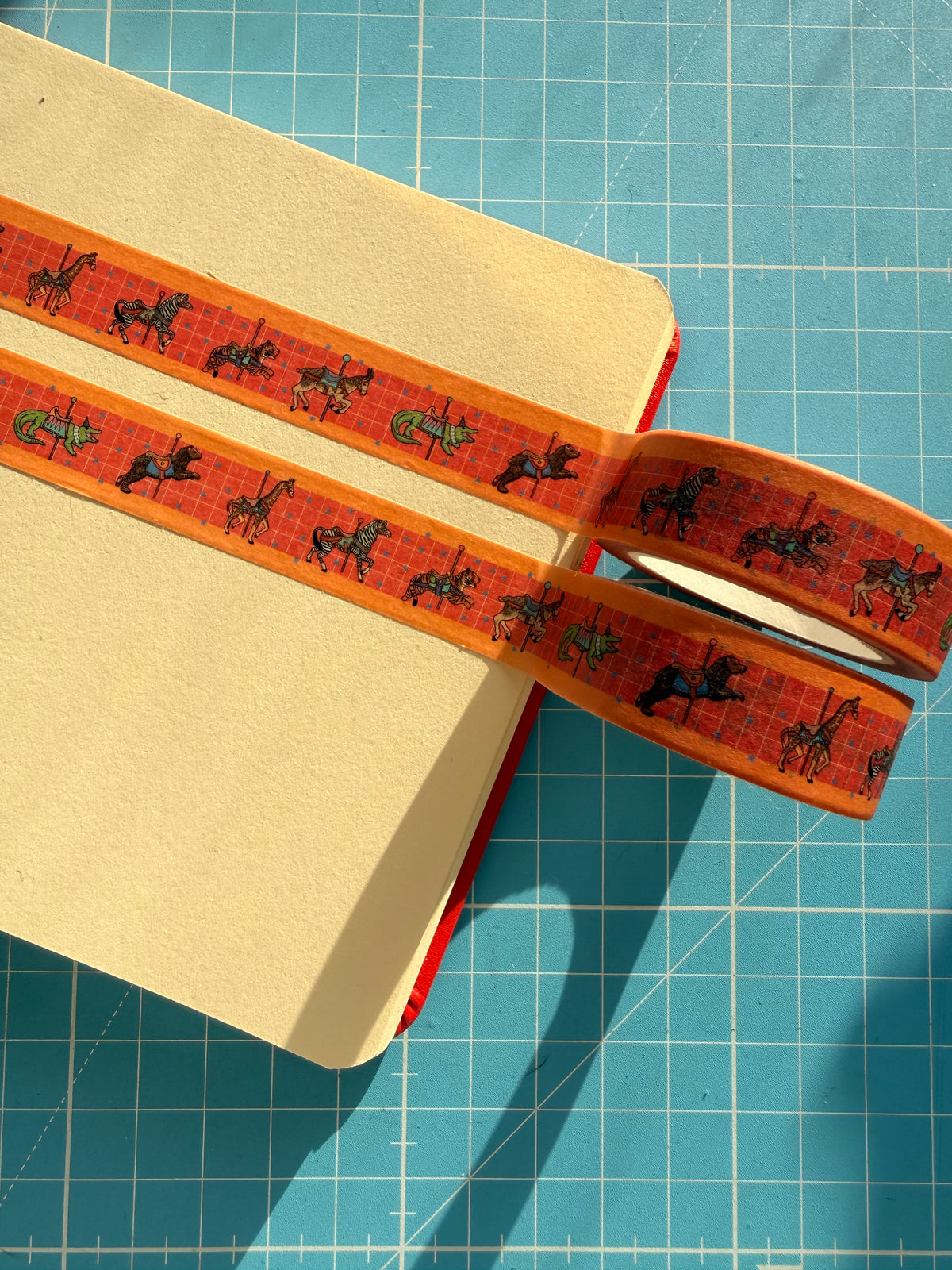 Circus Animal Carousel Washi Tape