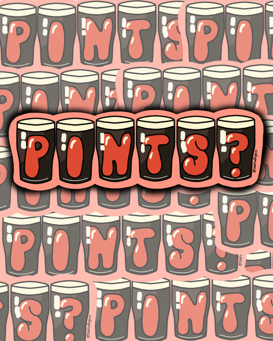 Pints Sticker
