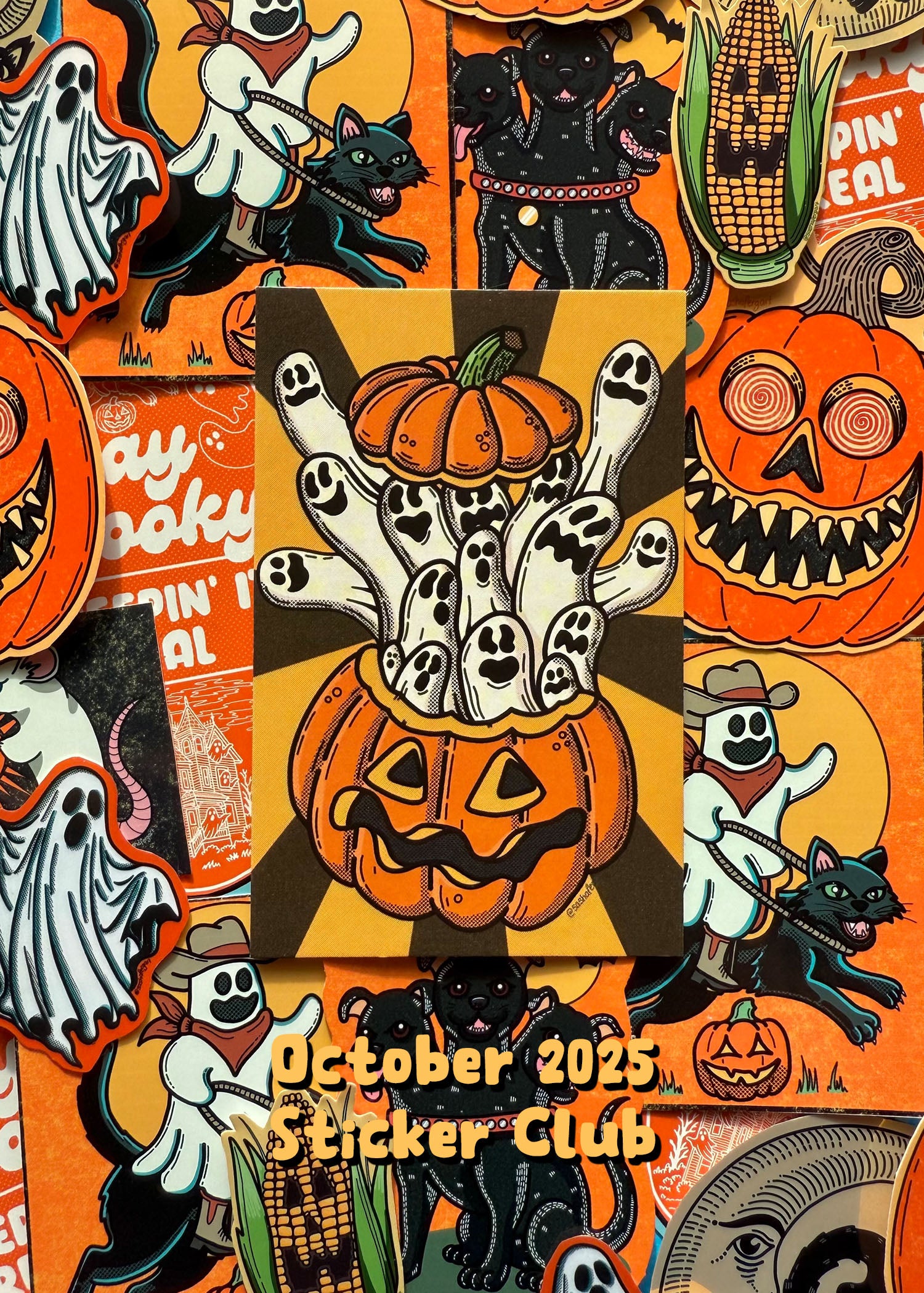 Clvb Sticker £5.00 Quarterly Sticker Club – Sasha Ferg Art